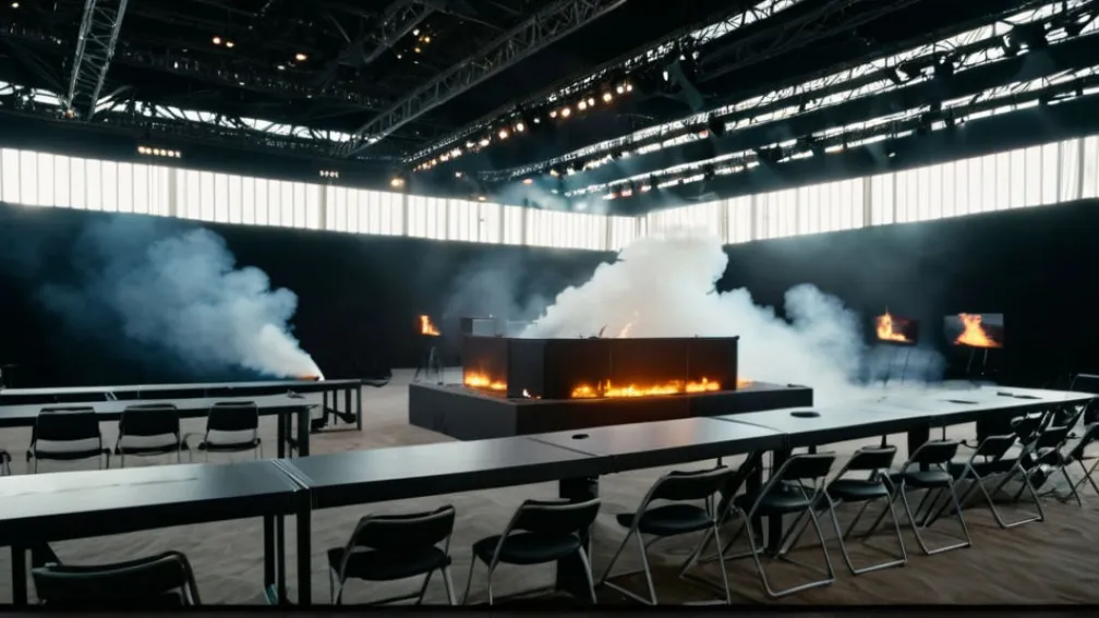 حريق في مؤتمر COP30 يؤدي إلى إجلاء المشاركين وتفاقم تأخير المفاوضات المناخية