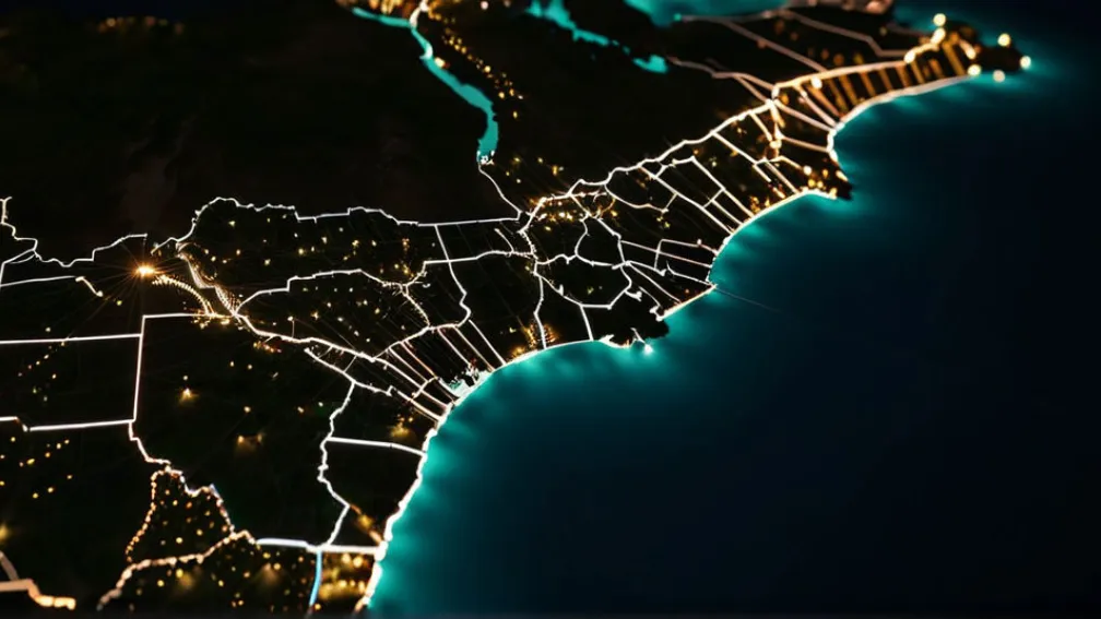 تمثيل رمزي للنفوذ الجيوسياسي في مشهد أمريكي لاتيني