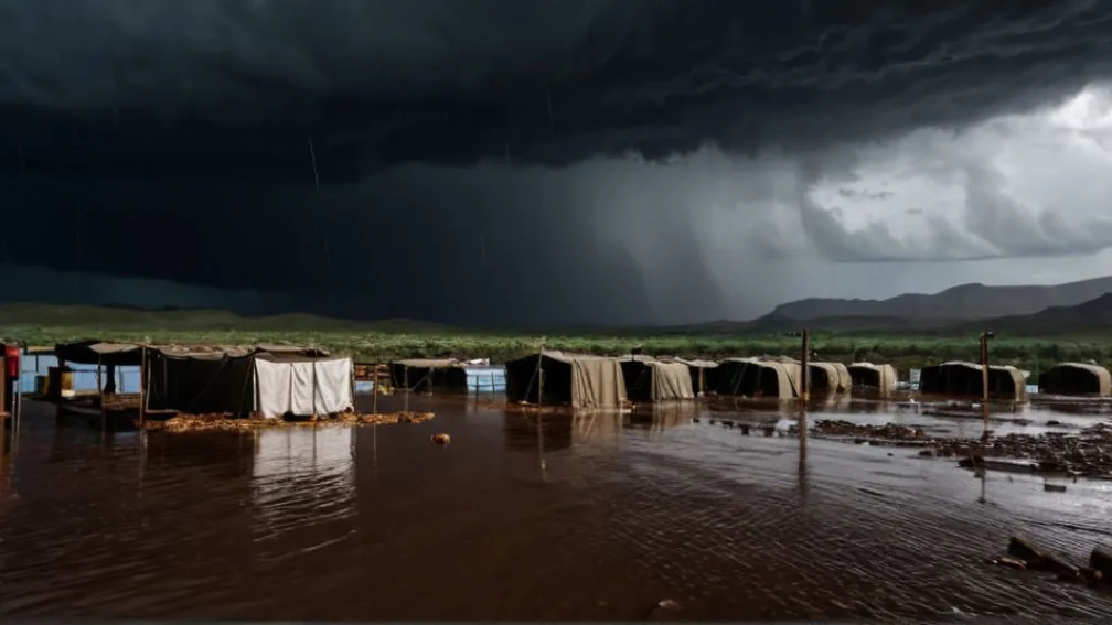 أمطار غزيرة تزيد معاناة النازحين في غزة: "أخشى المطر كما خشيت الحرب"
