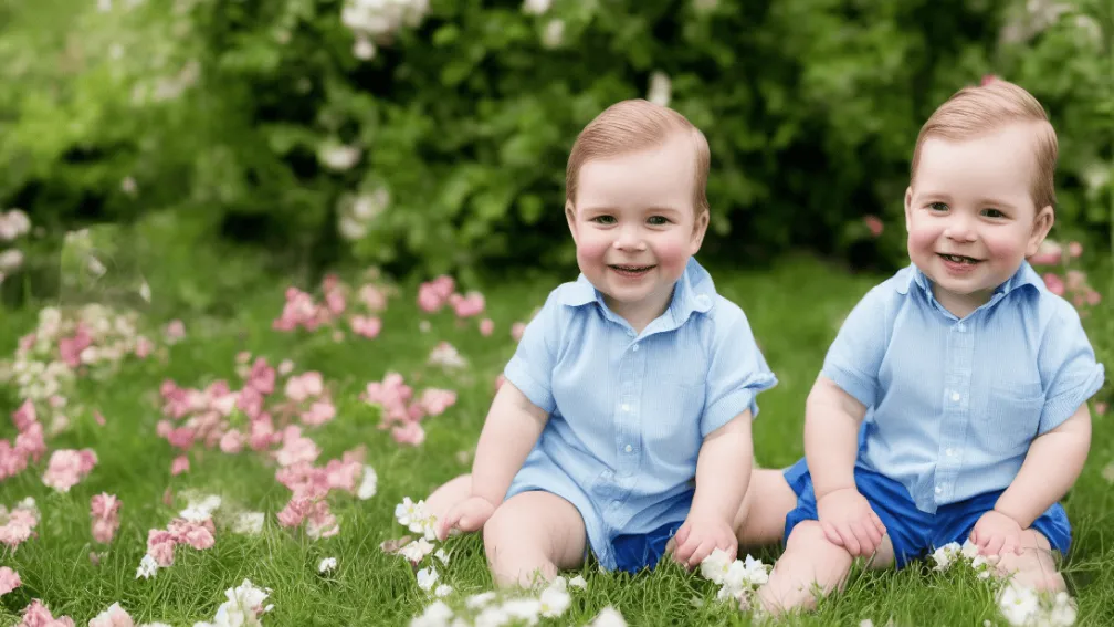 صورة مفاجئة للأمير لويس في عيد ميلاده السابع وأسنانه المفقودة