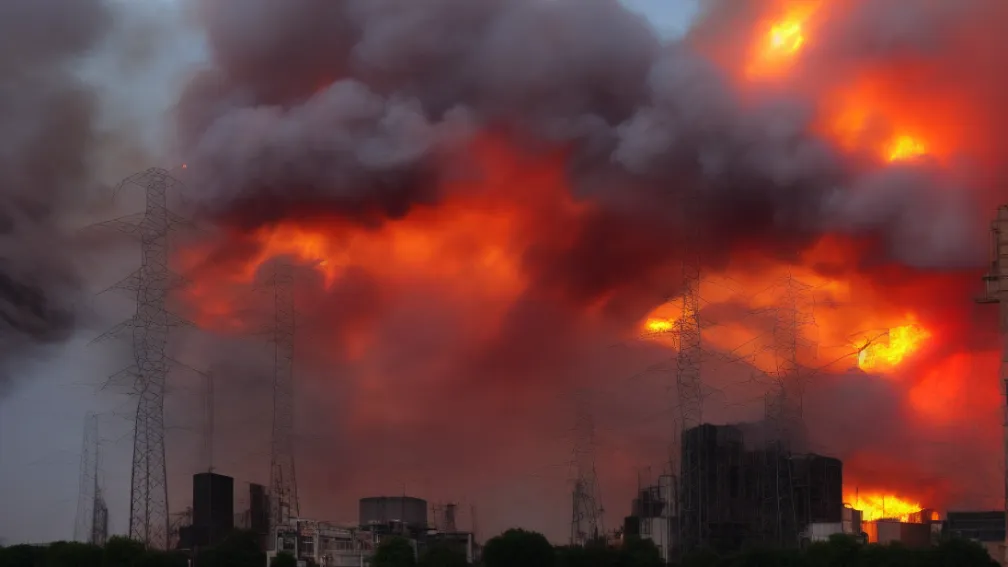 حريق ضخم في لندن يستدعي مئات رجال الإطفاء