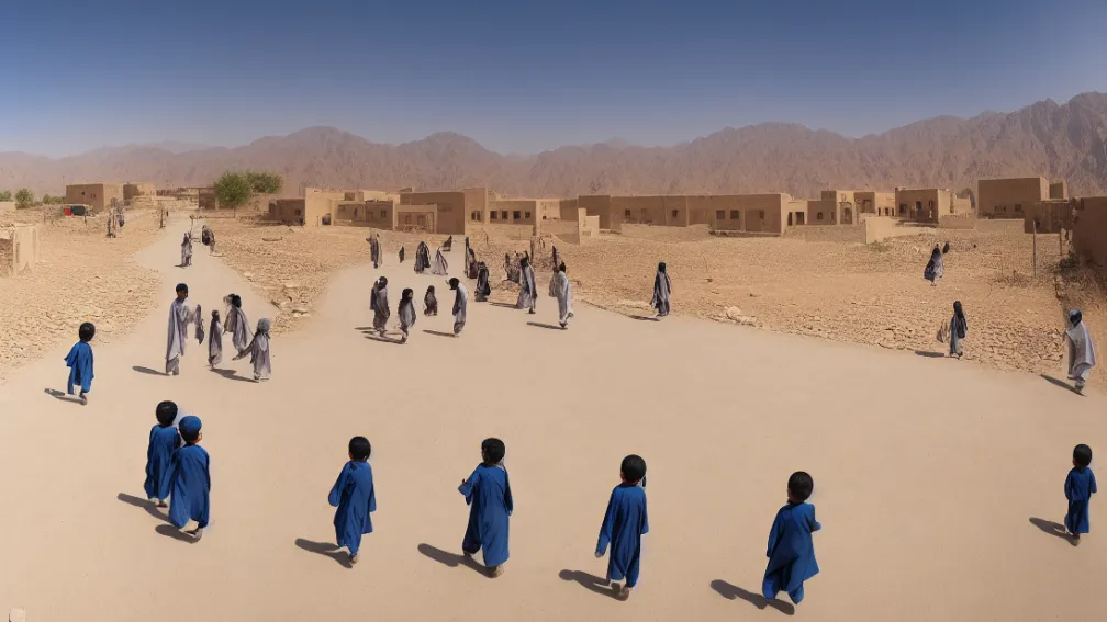 إلزام الطلاب والمعلمين في أفغانستان بالزي الطالباني