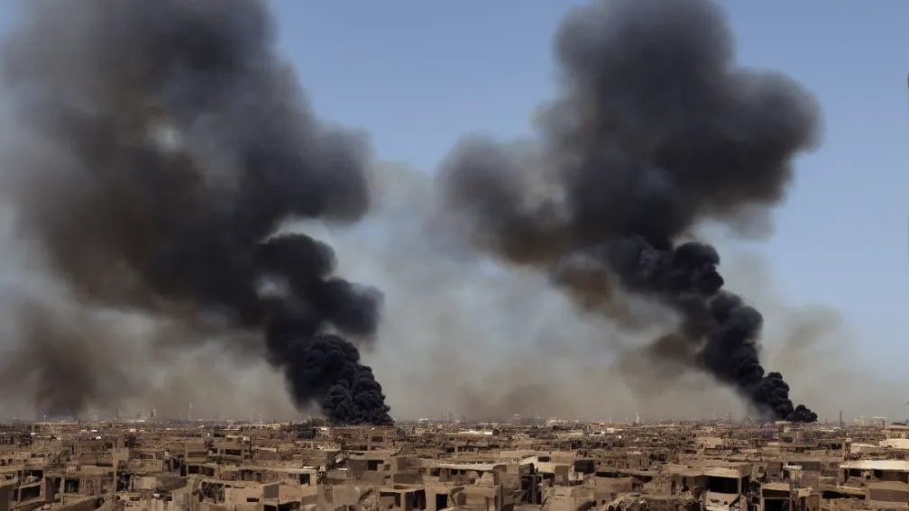السودان: صور حريق في بورتسودان وسط دوي انفجارات