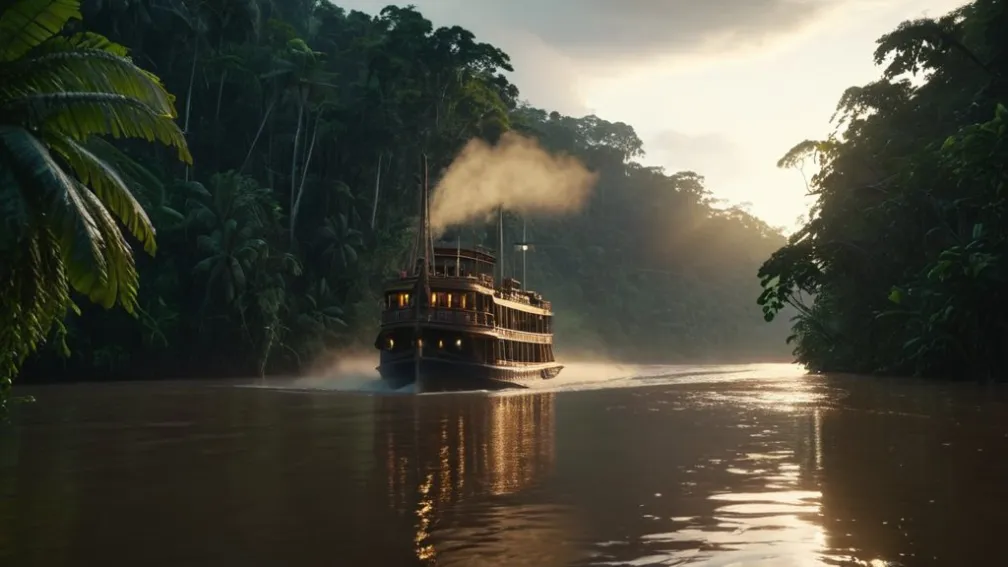 سفينة "محارب قوس قزح" التابعة لغرينبيس ترفع رايتها من جديد في بيليم دعمًا لشعوب الأمازون خلال COP30