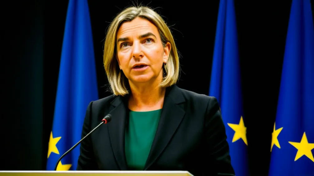 احتجاز فيديريكا موغيريني، الرئيسة السابقة للدبلوماسية الأوروبية، بشبهة الاحتيال