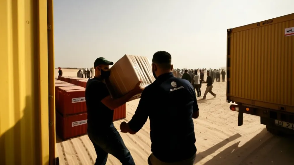 فرنسا ترسل حوالي 400 طن من المساعد الغذائي إلى غزة