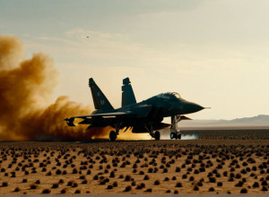 تحطم طائرة مقاتلة هندية في معرض دبي للطيران ومقتل طيارها