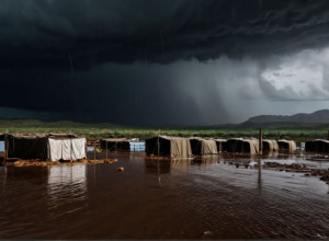 أمطار غزيرة تزيد معاناة النازحين في غزة: "أخشى المطر كما خشيت الحرب"