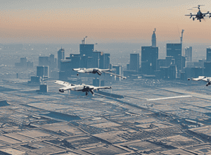 الصين تجيز التاكسي الطائر بدون طيار في مدينتين