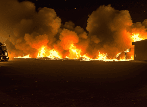 حريق في باريس: مركز فرز النفايات في الدائرة 17 يشتعل