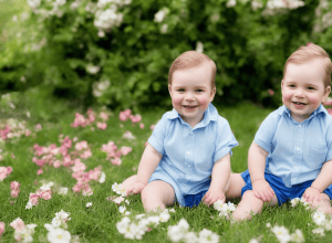 صورة مفاجئة للأمير لويس في عيد ميلاده السابع وأسنانه المفقودة