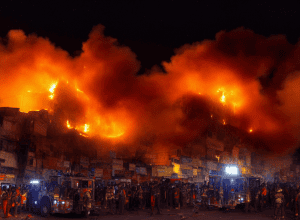 15 قتيلاً على الأقل في حريق فندق بالهند